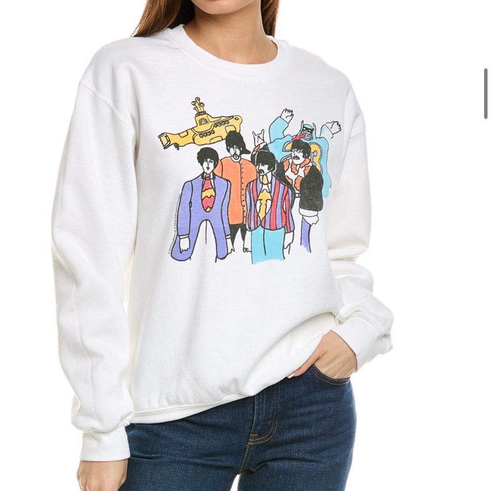Junk Food The Beatles Yellow Submarine Sweatshirt